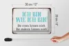 Blechschild Spruch 30x20cm ich bin so wie ich bin Schild Produktbild-Vorschau 6