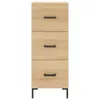 vidaXL Kredens dąb sonoma 34,5x34x90 cm Materiał Podgląd zdjęcia produktu 6