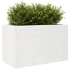 vidaXL Pflanzkübel Weiß 110x60x68,5 cm Massivholz Kiefer Produktbild-Vorschau 4