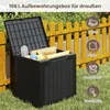 GOPLUS Gartenbox 106 L, Auflagenbox wasserdicht mit Produktbild-Vorschau 3