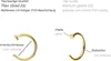 Nasenpiercing, Nasenstecker Titan Nasenring offen PLATTE Produktbild-Vorschau 3