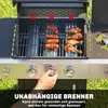Outsunny Gasgrill 10,5 KW 4 Brenner BBQ Grillwagen Produktbild-Vorschau 5