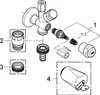 Grohe Eggemann WAS-Kombieckventil DN 15 chrom - 41073000 Produktbild-Vorschau 4