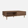 sweeek - Vintage-Couchtisch in Holzoptik mit 1 Schublade - Produktbild-Vorschau 1