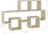 vidaXL Nástenná polica v tvare auta Sonoma Oak 82x15x51 cm Náhľad obrázku produktu 6