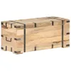 vidaXL Truhe 90x40x40 cm Mango Massivholz Produktbild-Vorschau 3
