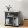 Rollschrank Grau Sonoma 60x45x60 cm Holzwerkstoff Produktbild-Vorschau 3