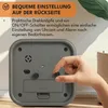 Analógové budíky bez tikotavého zvuku, tiché cestovné Náhľad obrázku produktu 4