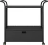 Carrello da bar con cassetto VidaXL, nero, 100x45x97 cm, in Anteprima dell’immagine prodotto 8
