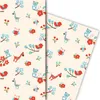 Süßes Kinder-Baby Geschenkpapier mit Eulen, Katzen, Produktbild-Vorschau 1