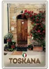 Blechschild Reise 20x30cm Toskana Italien Natur Blumen Tür Produktbild-Vorschau 1