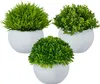 Relaxdays - Plantes artificielles, lot de 3, plantes Voir les images du produit 1
