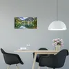 Wanduhr aus Glas – 60x30 cm - Glasbild - Glasuhr - Produktbild-Vorschau 3
