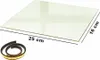 Kaminglas 25x16cm Ofenglas Backofen-Glas Hitzebeständiges Produktbild-Vorschau 2