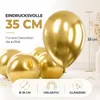 50 palloncini, decorazioni per matrimonio, colore oro, Anteprima dell’immagine prodotto 2