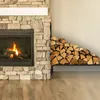 Relaxdays Kaminholzregal, HxBxT: 90x110x29 cm, Holzlege Produktbild-Vorschau 2