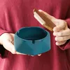 Keramický popolník s vekom, odolný proti vetru, popolník na Náhľad obrázku produktu 9