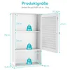 A diagram showing the dimensions and weight capacity of a white bathroom cabinet. Náhled obrázku produktu