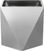 vidaXL Pflanzkübel Silber 40 x 40 x 40 cm Verzinkter Stahl Produktbild-Vorschau 5