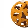 Garten Dekoration Kugel Schmetterling Lampe im freien Stahl Produktbild-Vorschau 2