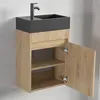 LOMAZOO Toilettenmöbel helles Eichenholz - Wc Möbel - Produktbild-Vorschau 4