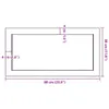 Waschtischplatte 60x30x(2-6) cm Massivholz Unbehandelt Produktbild-Vorschau 9