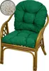 AMPO Cuscino imbottito per sedia in rattan, sedia Bahamas, Anteprima dell’immagine prodotto 1