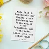Mr. & Mrs. Panda Grußkarte Spruch 1. Geburtstag Reise - Produktbild-Vorschau 2