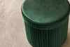 riess-ambiente Hocker ÉLAN 40cm grün Samt runder Sitzhocker Produktbild-Vorschau 9