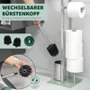 eluno Stand WC-Garnitur 4in1, WC-Bürste, Rollenhalter und Produktbild-Vorschau 5