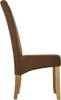 Stuhl 6er-Set - Microfaser - Helles Holz - SANTOS Produktbild-Vorschau 5