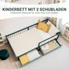 Homestyle4u Kinderbett 90x200 Holzbett mit Rausfallschutz Produktbild-Vorschau 3