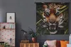 MuchoWow® Wandteppich Wandbehang Tiger - Dschungel - Produktbild-Vorschau 5