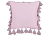 BELIANI Dekokissen Rosa Baumwolle 45 x 45 cm Bezug mit Produktbild-Vorschau 4