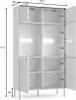 MALAMBO Wohnzimmer Vitrine - grau Produktbild-Vorschau 3