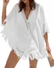 Sommertunika - Strandkleid mit Spitze - Luftiger Überwurf Produktbild-Vorschau 4