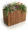 Pflanzkübel Holz massiv TAVO73 99x37x73 cm - Wetterfester Produktbild-Vorschau 1