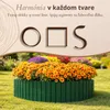 Floranica Záhradný obrubník V40 x D100 cm Zelený – rovný Náhľad obrázku produktu 4