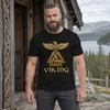 Camiseta negra, talla XL, con diseño de "Valknut", "Rabe" Vista previa de la imagen del producto 3