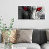 DEQORI Glasbild Echtglas 60x30 cm 'Mystischer Blick' Produktbild-Vorschau 3