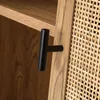 Calicosy - Credenza 2 ante in rattan naturale L 80 cm - Anteprima dell’immagine prodotto 8
