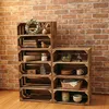 Cassa in legno fiammato 40x30x25 cm - Cassa per frutta Anteprima dell’immagine prodotto 5