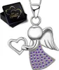Mädchen Engel Halskette mit Anhänger echt 925 Sterling Produktbild-Vorschau 1