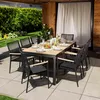di volio Gartentisch BARLETA aus Aluminium in Holzoptik Produktbild-Vorschau 2