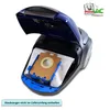 A vacuum cleaner bag is shown inside an open vacuum cleaner. Produktbild-Vorschau