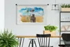 MuchoWow® Wandteppich Wandbehang Vogel - Stange - Strand Produktbild-Vorschau 2