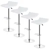 4er-Set Barhocker aus Kunstleder stylischer Tresenhocker Produktbild-Vorschau 1