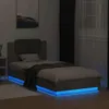 The Living Store Bettgestell mit Kopfteil und LED-Leuchten Produktbild-Vorschau 6