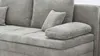 Schlafsofa Schlafcouch grau 203 cm mit Bettkasten - LINDAU Produktbild-Vorschau 4