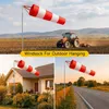 Windsack für außen, Windfahne,Windrichtungsanzeiger in rot Produktbild-Vorschau 5